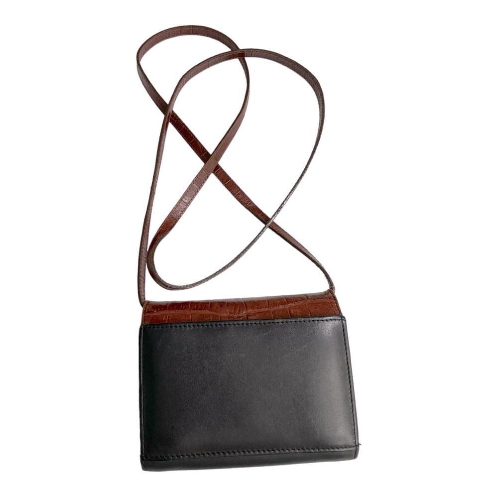 Brighton Two-Tone Leather Bag with Heart Accent - Picture 2 of 8